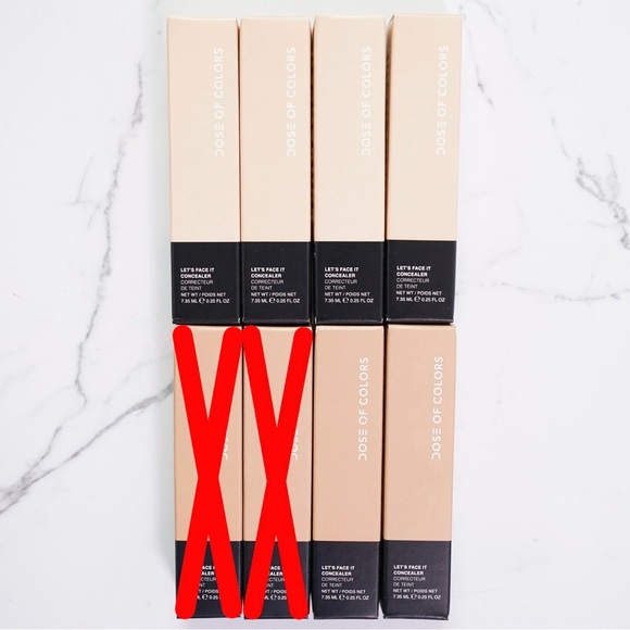 DOSE OF COLORS Let’s Face It Concealers Bundle ($15 Each, Bundle $75) - Picture 2 of 3